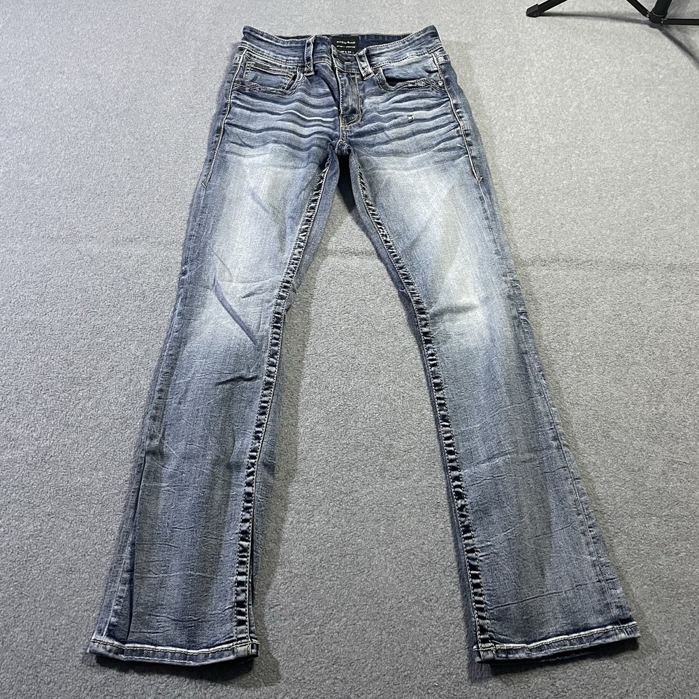 Buckle Black Fit No 3 Men's Bootcut Jeans BBLA3061 Faded Medium Wash 28x30.5